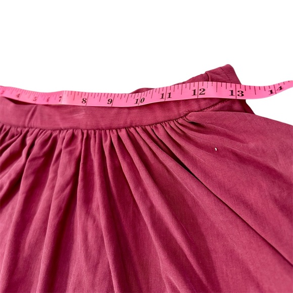 Maroon High Waisted Circle Skater Skirt in size Medium - Picture 6 of 6